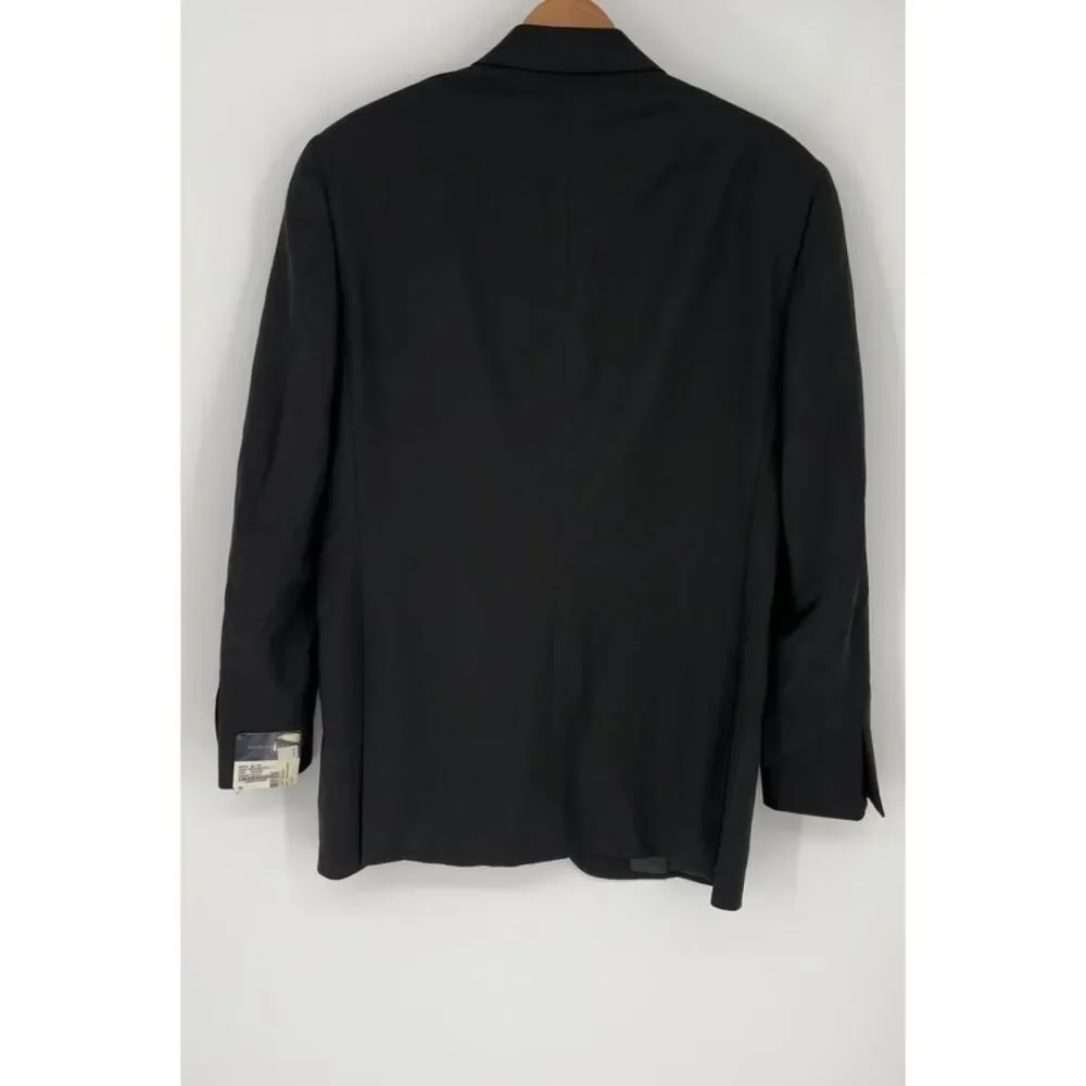 Burberry London Black 2 Piece Suit Jacket and Pants